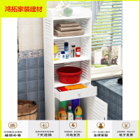 苏宁放心购浴室置物架马桶边柜收纳卫生间洗手台洗漱台收纳柜落地用品用具架新款简约