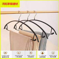 苏宁放心购英旭家用无痕衣架子 浸塑衣架防滑 不锈钢挂钩晾衣架裤架批发新款简约