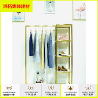苏宁放心购服装店展示架落地式简约现代挂衣架衣服鞋架女装店货架中岛展示台新款简约