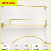 苏宁放心购万坚服装店展示架上墙横杆正挂墙上创意壁挂男女装挂钩简约金新款简约