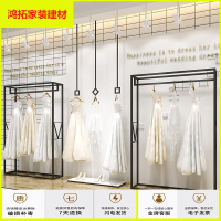 苏宁放心购万坚婚纱店展示架落地式高档礼服陈列货架摄影工作室专用挂衣架子新款简约
