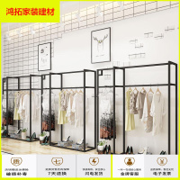 苏宁放心购万坚服装店展示架落地式侧挂旗袍店挂衣架子女装陈列货架正挂组合新款简约