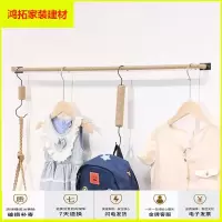 苏宁放心购麻绳童装店展示架风格童装货架ins衣架落地儿童房童装衣架新款简约