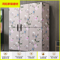 苏宁放心购宗奇简易衣柜子布衣柜钢管加粗加固双人组装家用收纳开布衣橱新款简约