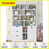 苏宁放心购书柜组合书架客厅简约家用学生落地置物架创意艺术小户型简易架子新款简约