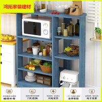 苏宁放心购亿家达厨房置物架微波炉收纳架子多功能调味品碗架经济型新款简约