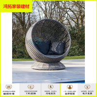苏宁放心购创意鸟巢藤椅旋转户外休闲桌椅庭院阳台吊椅懒人秋千室内靠背椅子新款简约