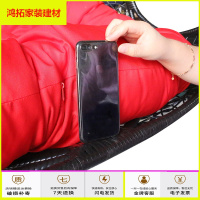 苏宁放心购可拆洗坐垫单双人通用鸟巢秋千坐垫靠垫吊篮藤椅摇篮棉麻椅垫新款简约