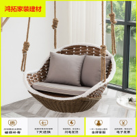 苏宁放心购户外摇椅秋千吊篮藤椅家用阳台鸟巢椅单人庭院吊床室内摇篮椅吊椅新款简约