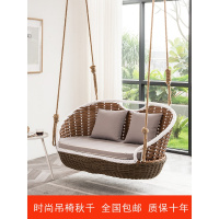 苏宁放心购秋千户外庭院吊床阳台悬挂吊椅成人吊篮摇篮藤椅家用休闲鸟笼躺椅新款简约