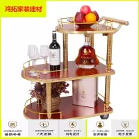 苏宁放心购餐车手推车高档KTV酒水车金色小推车茶水点心蛋糕甜品车新款简约