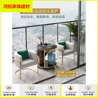 苏宁放心购轻奢大理石功夫茶几小茶台茶桌椅组合家用客厅泡茶多功能移动茶车新款简约