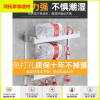 苏宁放心购厨房置物架壁挂墙上太空铝调味品瓶调料盒式收纳架子挂钩架新款简约