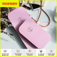 苏宁放心购凳创意设计时尚圆矮换鞋化妆凳艺术折叠个性风ins流彩新款简约