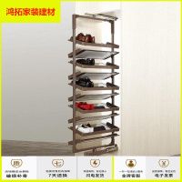 苏宁放心购衣帽间配件大容量省空间简易伸缩360度旋转鞋架五金多层鞋柜新款简约