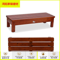 苏宁放心购脚踏板搁脚凳实木家用台阶踏脚垫榻榻米搁床前垫高木踏新款简约