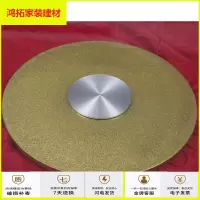 苏宁放心购钢化玻璃圆形餐桌转盘玻璃家用底座圆台面转盘坚固吃饭圆转盘新款简约