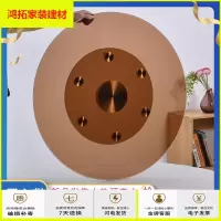 苏宁放心购转盘餐桌钢化玻璃家用茶色圆桌转盘底座大圆桌面台面转台转盘新款简约