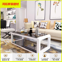 苏宁放心购茶几简约客厅时尚钢化玻璃茶桌现代烤漆家用经济型茶几电视柜组合新款简约