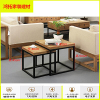 苏宁放心购讲故事家居乡村铁艺床头柜简约茶几欧式复古仿古实木电话几新款简约