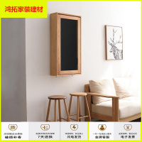 苏宁放心购星空吧台桌/实木家用隔断客厅小可折叠吧台餐桌伸缩酒柜一体新款简约