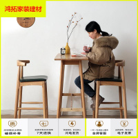 苏宁放心购[可实木吧台桌家用隔断吧桌客厅高脚简约靠墙吧台新款简约