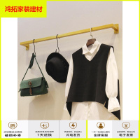 苏宁放心购女装店服装店展示架上墙装修设计正挂侧挂铁艺童装店挂衣服货架子新款简约