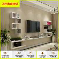 苏宁放心购墙上置物架现代简约壁挂电视柜客厅影视墙隔板机顶盒架背景墙装饰新款简约
