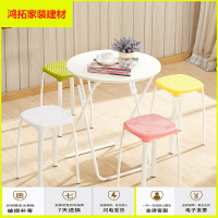 苏宁放心购小户型阳台折叠桌圆形简易餐桌家用吃饭桌子便携户外休闲摆摊圆桌新款简约