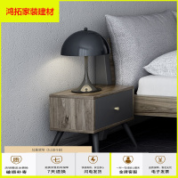 苏宁放心购现代风简约实木床头柜北欧床头柜日式创意储物柜主卧室家具新款简约