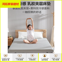 苏宁放心购云母冷感透气夏天床垫软垫冰凉冰丝夏季加厚泰国乳胶垫1.5/1.8m床新款简约