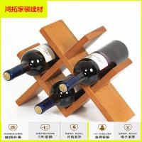 苏宁放心购橡木酒架红酒架摆件 家用客厅创意酒架葡萄酒瓶架展示酒格新款简约