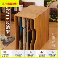 苏宁放心购黑胶唱片架古典怀旧LP唱片收纳架黑胶碟片收纳箱CD架收纳架新款简约