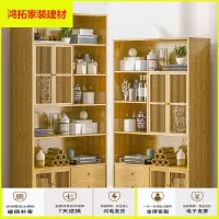 苏宁放心购博古架新中式实木书柜茶叶架展示陈列柜客厅古董置物架仿古多宝阁新款简约