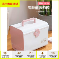苏宁放心购医药箱家用急救箱小药箱家庭装药盒应急救药箱收纳盒箱子大号新款简约