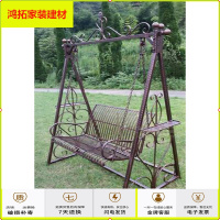 苏宁放心购户外铁艺秋千椅阳台吊椅摇椅庭院休闲吊篮藤椅双人摇椅室内秋千椅新款简约