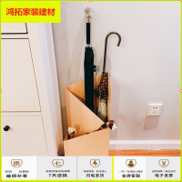 苏宁放心购创意雨伞架酒店 大堂家用铁艺伞筒雨伞桶收纳桶落地式放伞架子新款简约