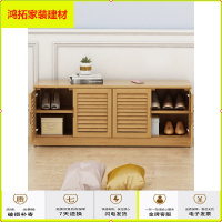 苏宁放心购鞋柜换鞋凳家用口百叶窗省空间简易多功能收纳实木防尘可坐鞋架新款简约