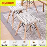 苏宁放心购实木凳子家用原木小圆凳简约矮板凳庭院凳四脚成人实木椅子新款简约