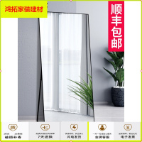 苏宁放心购铝框全身镜穿衣镜家用落地镜试衣镜立体可移动服装店大镜子壁挂新款简约
