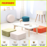 苏宁放心购亚麻坐垫可拆洗地板加厚日式榻榻米垫子布艺家用冬季茶几坐垫新款简约