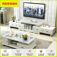 苏宁放心购全国茶几电视柜组合低价处理电视柜茶几组合伸缩地柜现带简约新款简约