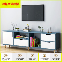 苏宁放心购北欧电视柜茶几组合现代简约小户型简易客厅卧室地柜实木电视机柜新款简约