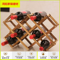 苏宁放心购欧式实木红酒架摆件创意葡萄酒架实木展示架家用酒瓶架客厅酒架子新款简约