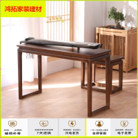 苏宁放心购古琴桌凳禅意实木共鸣琴桌工作台古筝桌幼儿园国学桌椅书法桌新款简约