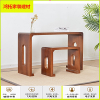 苏宁放心购烧桐木实木仿古琴桌 琴桌 古筝桌凳老桐木琴桌凳国学书法桌新款简约