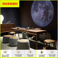 苏宁放心购茶桌椅组合新中式实木茶几禅意泡茶桌阳台家用商铺套装白蜡木茶台新款简约