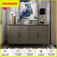 苏宁放心购简约后现代餐边柜轻奢玄关柜港式厅柜鞋柜储物柜备餐台定制家具新款简约