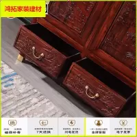 苏宁放心购红木家具印尼黑酸枝木山水顶箱柜阔叶檀衣柜储物柜组合新款简约