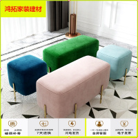 苏宁放心购北欧家用口网红换鞋凳床尾凳小凳子轻奢衣帽间沙发凳长凳穿鞋凳新款简约